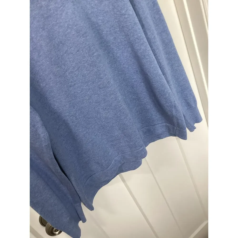 J. Crew‎ Men's Blue Cotton Knit Lightweight Crewneck Sweater large